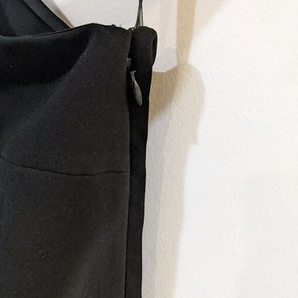 RACHEL Zoe | Quinton One-shoulder Embellished Crepe Mini Dress In Black - Picture 12 of 16